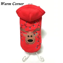 Warm Corner LM Pet Puppy Dog Christmas Clothes Costume Outwear Coat Apparel Hoodie Free Shipping Sept 19