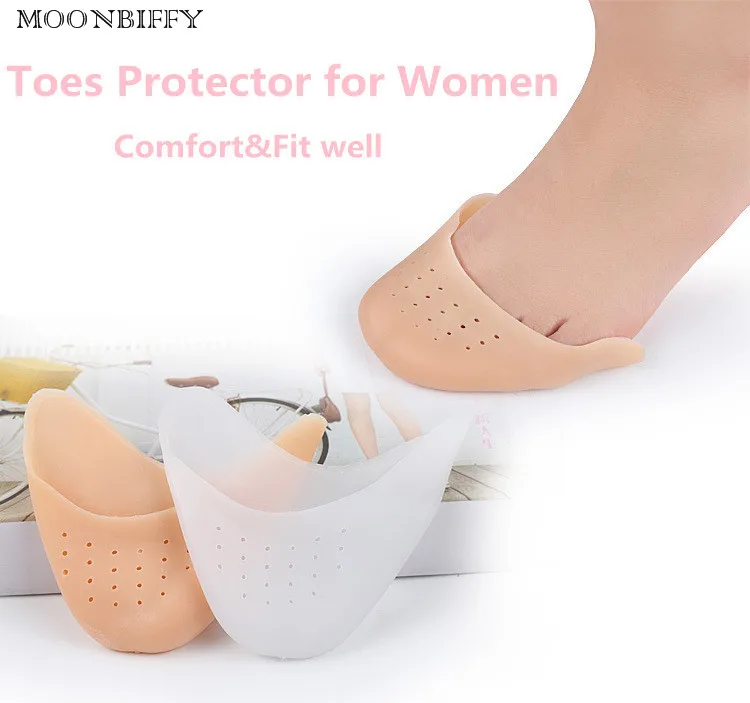 1 pair Tiptoe cover SEBS toe pad super soft tip toe protector for ballet dance used in ballet