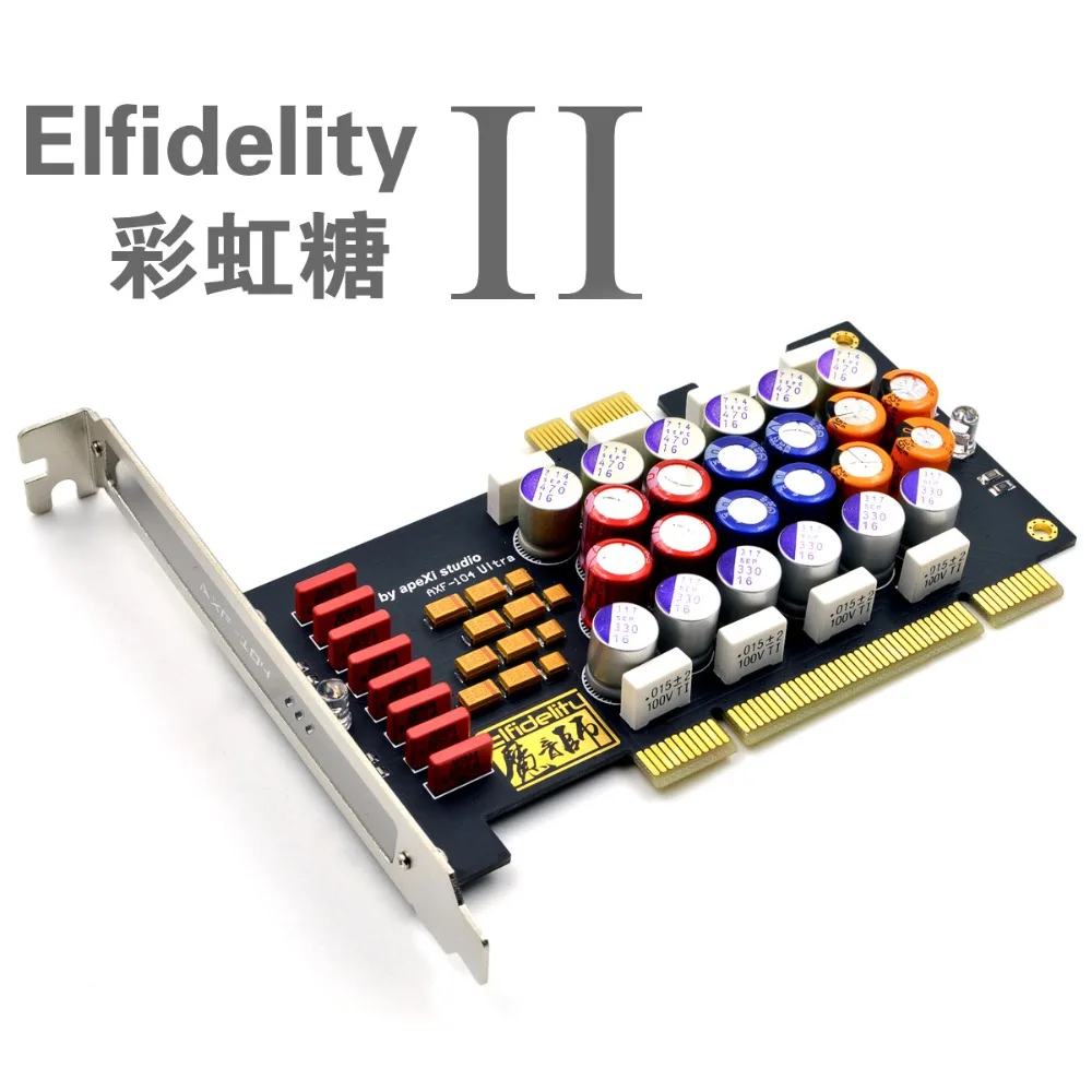 

Elfidelity Rainbow Sugar2 HIFI PC Audio Power Filter Card PCI PCI Express Filter