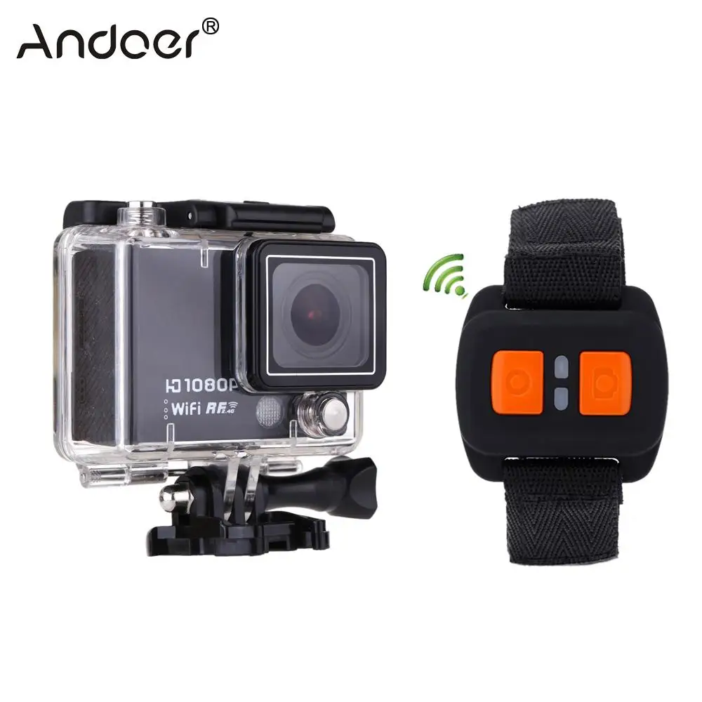 

AT300 Mini WiFi Action Camera 2.0" Screen 30M Waterproof 1080P/60FPS 160 Degree Wide Lens Sport Diving DV Video Camcorder