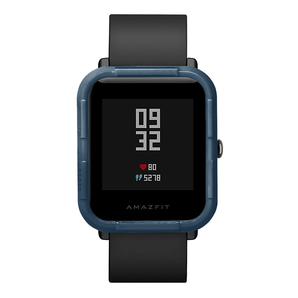 Чехол из поликарбоната для Huami Amazfit Bip чехол протектор для Xiaomi Amazfit Bip Молодежные умные часы Аксессуары Защитный Корпус рамка рукав