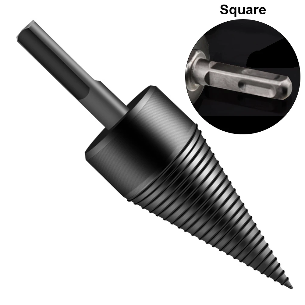 

1 Pcs Firewood Machine Drill Wood Reamer Punch Bit Woodwork Split Cone Drilling Tool Dropshipping