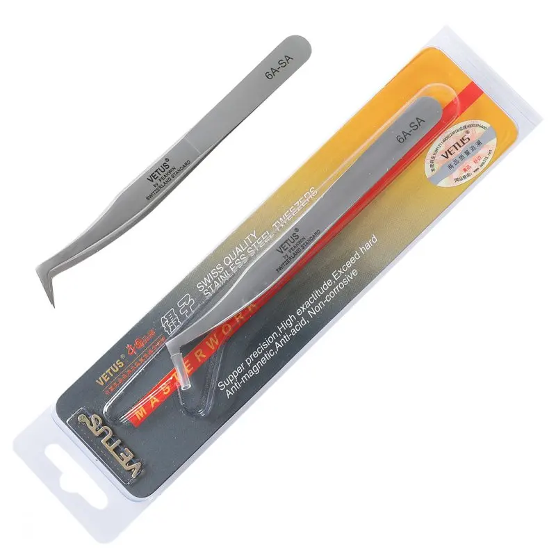 

Vetus Stainless Steel Eyelash Tweezers Makeup Tools for Eyelash