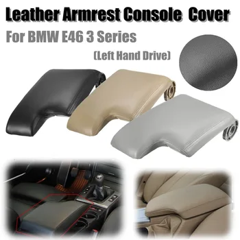 

New Leather Armrest Cover w/ Plastic Plate for BMW E46 3 Series 1999-2005 Left Hand Drive Black/Grey/Beige