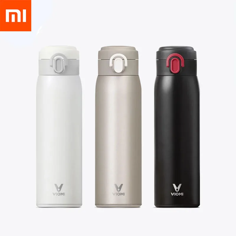 

Xiaomi Mijia VIOMI Cup Stainless Steel Vacuum 24 Hours Flask Water Smart Bottle Thermos 460ML