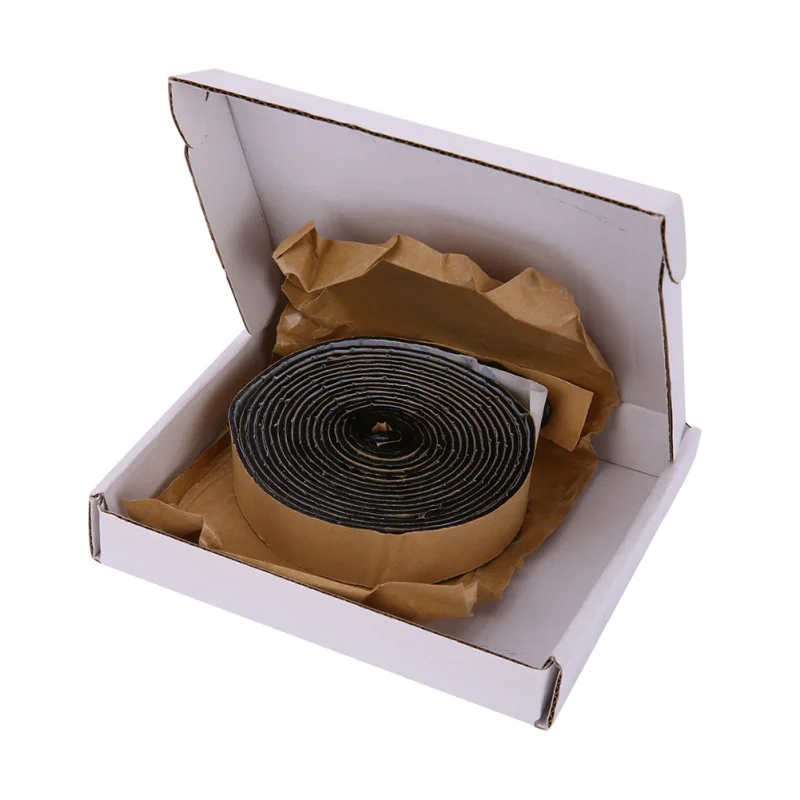 

2*320CM Black BUTYL RUBBER GLUE HEADLIGHT SEALANT RETROFIT Reseal HID Headlamps TAILLIGHT Shield Glue Tapes For Car New