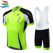 FASTCUTE Cycling clothing set men short set gel pad breathable ropa ciclismo quick dry conjunto ciclismo#65