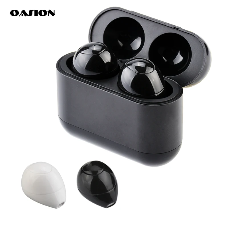 

OASION Twins wireless Bluetooth earphones Mini Invisible TWS 5.0 Bluetooth Headset HiFi Stereo earbuds with microphone VS i7s