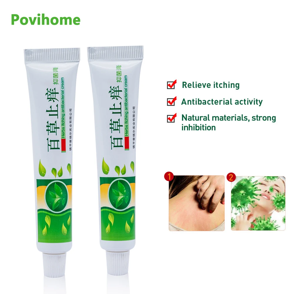 

1pcs Anti-itch Cream Pruritus Eczema Psoriasis Ointment Dermatitis Chinese Herbal Medical Plaster Health Care P1031