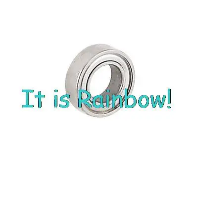 

13mm x 7mm x 4mm Shielded Deep Groove Ball Shaft Bearing Silver Tone