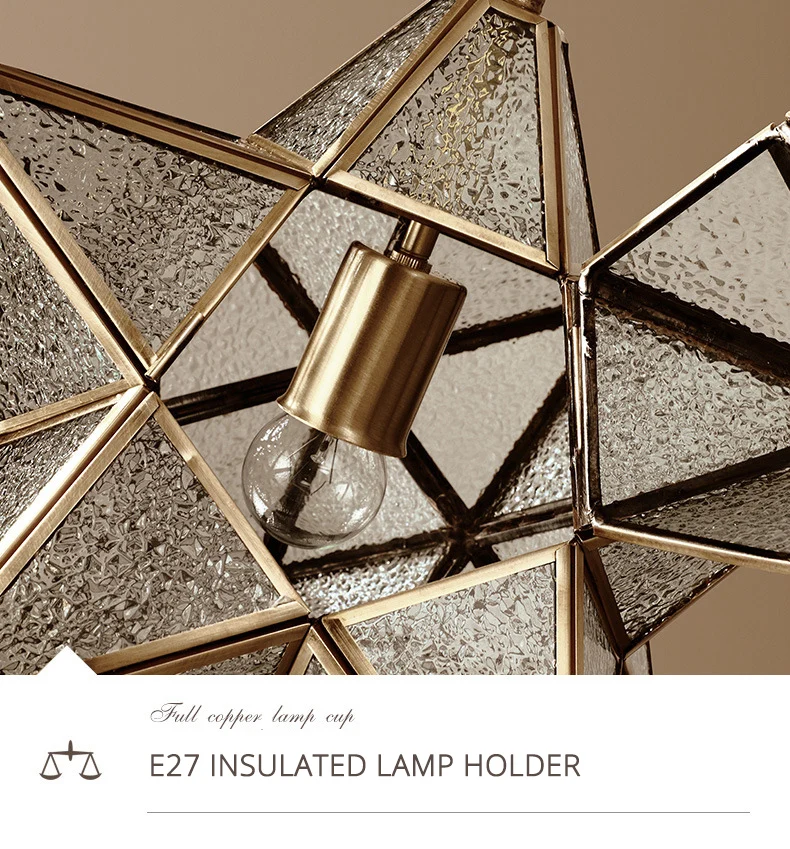 DX Creative Star Led Pendant Lights (12)