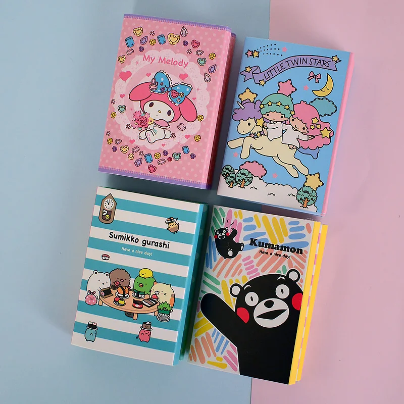 

Cartoon My melody Little Twin Stars fash doll accessories Summiko Gurashi Paper Sticky Notes Memo for Kids Christmas Gifts