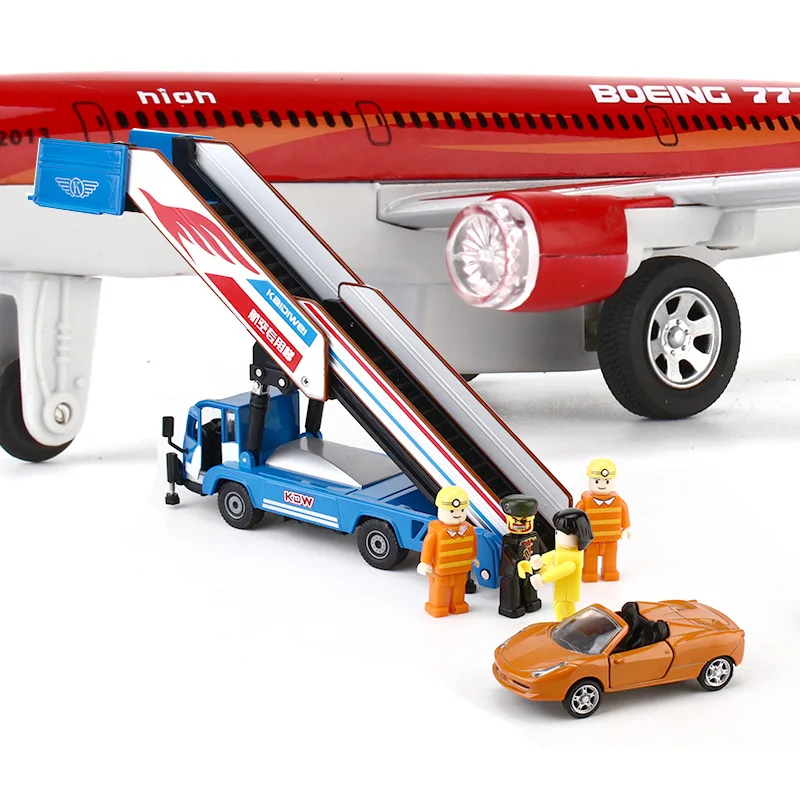 Литая посадочная машина из сплава 1:43 авиационная дорожная спасательная складная
