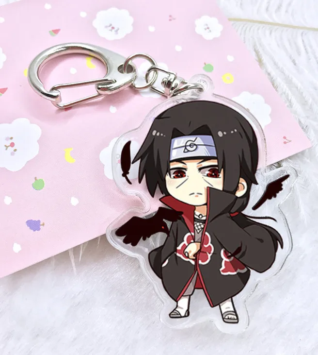 Naruto keychain de acrílico de Kakashi Gaara Sasuke Akatsuki miembros Itachi colgantes Llavero Cosplay alrededor regalo Llavero Chaveiro Naruto keychain de acrílico de Kakashi Gaara Sasuke Akatsuki miembros Itachi colgantes Llavero Cosplay alrededor regalo Llavero Chaveiro