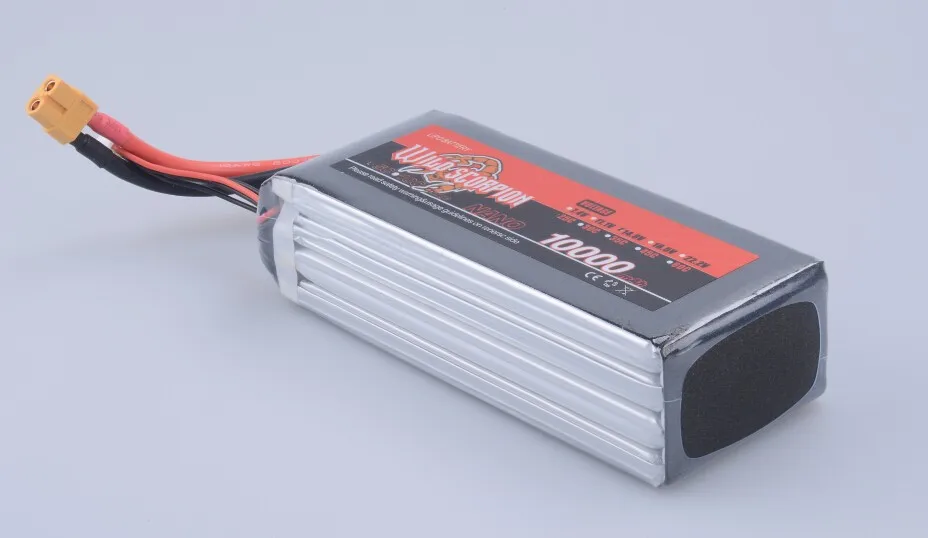 1 шт. Lipo батарея Wild Scorpion 14 8 в 10000 мАч 25C MAX 40C XT60 для радиоуправляемого квадрокоптера