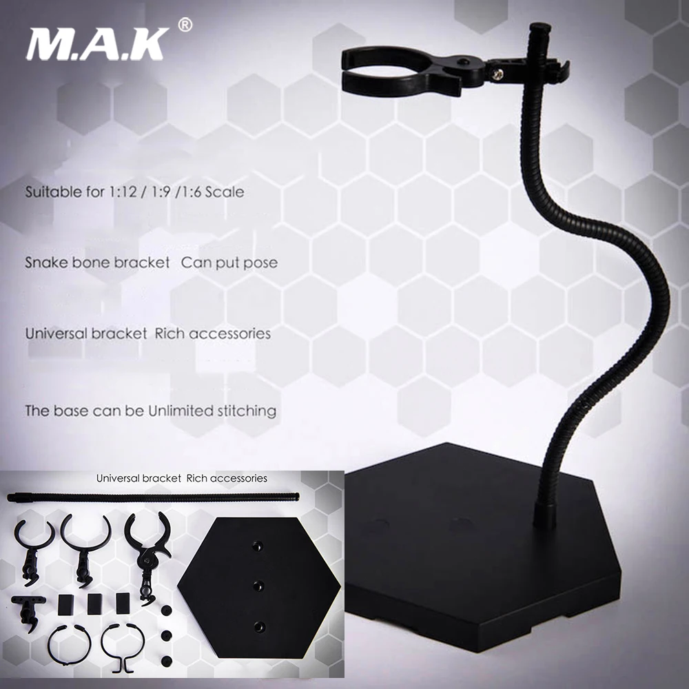 

Adjustable Stand Snake Bone Bracket For 1/6 1/9 1/12 Action Figure Base Posable Bracket Unlimited Stitching Stand Model Toys