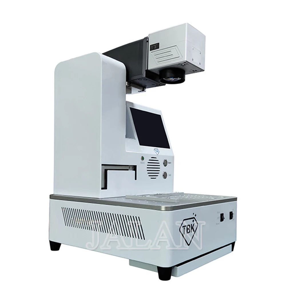  New TBK Laser marking machne built in computer measure distance auto focus for iPhone for HUAWEI ba