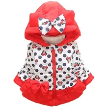 Baby Girls Boy Jackets Autumn Winter Jacket For Girls Winter Minnie Coat Kids Spiderman Clothes Children Warm Outerwear Coats