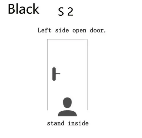 Xiaomi, новая версия, Шерлок, смарт-замок, S2, умный дверной замок, Bluetooth, беспроводная, открытая или Закрытая дверь, работа, умное приложение, управление - Цвет: Left side open door