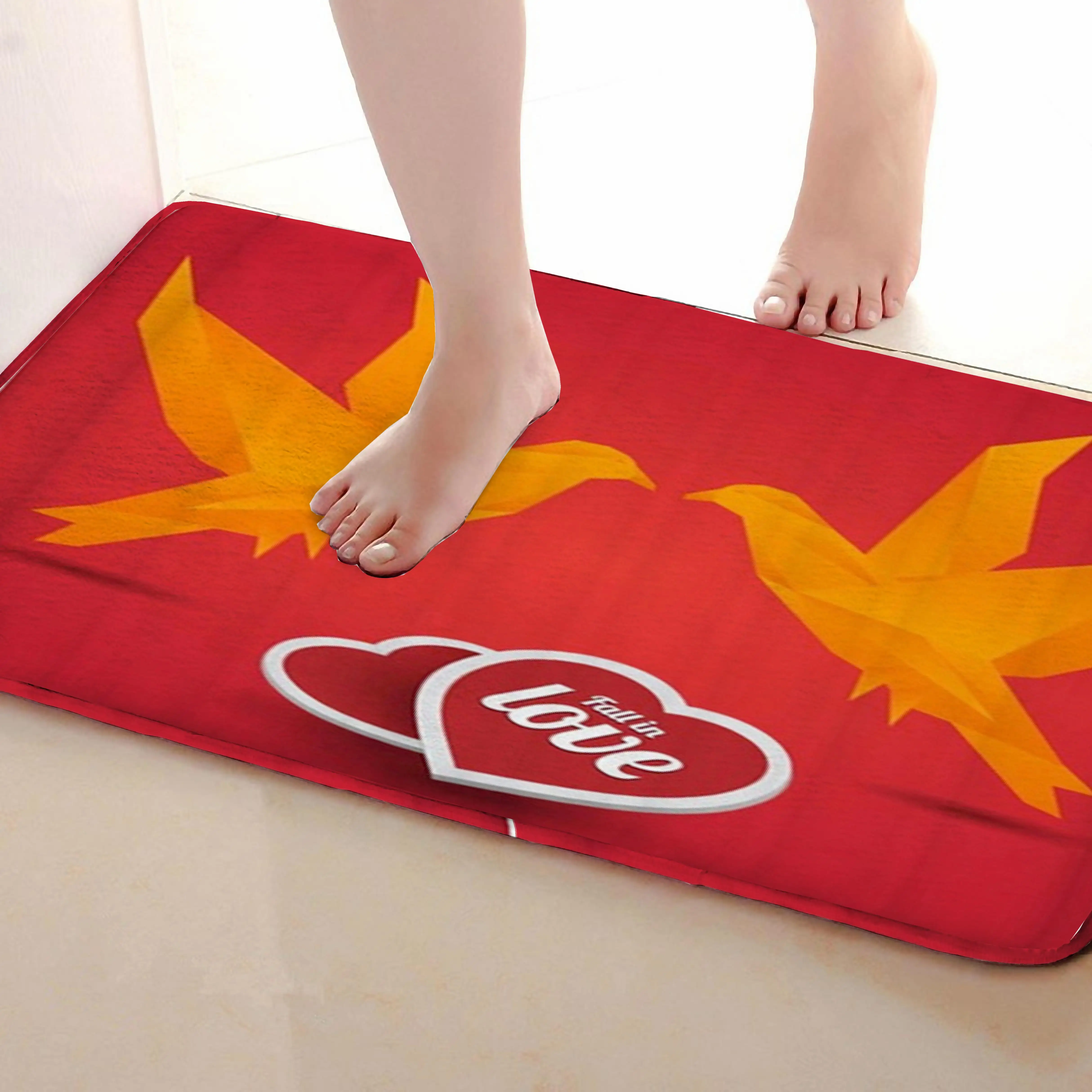 Птичий стиль Коврики для улицы, смешной Противоскользящий коврик для ванной, дверные коврики, дверные коврики под входную дверь