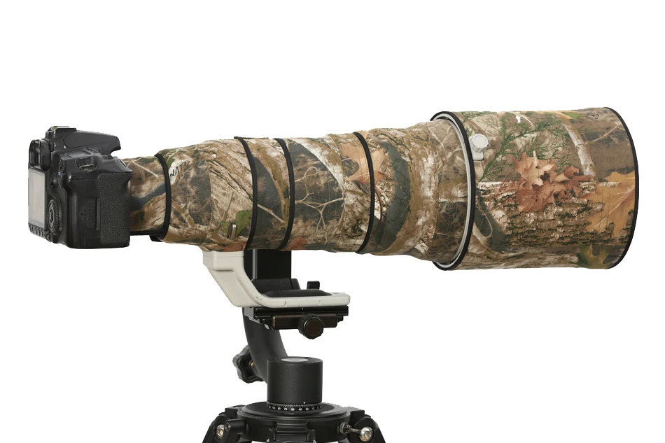 Линзы ROLANPRO камуфляжное покрытие дождевик для объектива Canon EF 500 мм F/4 L IS II USM