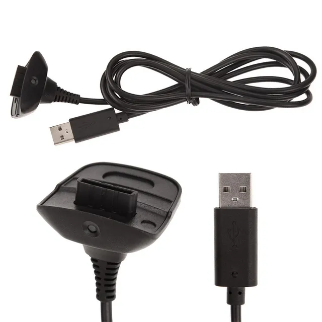 Best Offers USB Game Controller Charging Cable Wireless Controller Black USB Gamepad Joystick Power Supply Charger Cable for Xbox 360 
