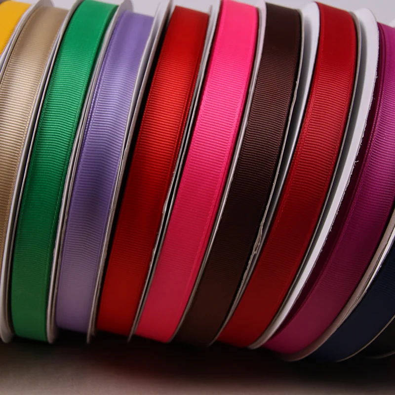 

1.5cm wide and 100 Yards long rib belt thread with hand bow hair ribbon
