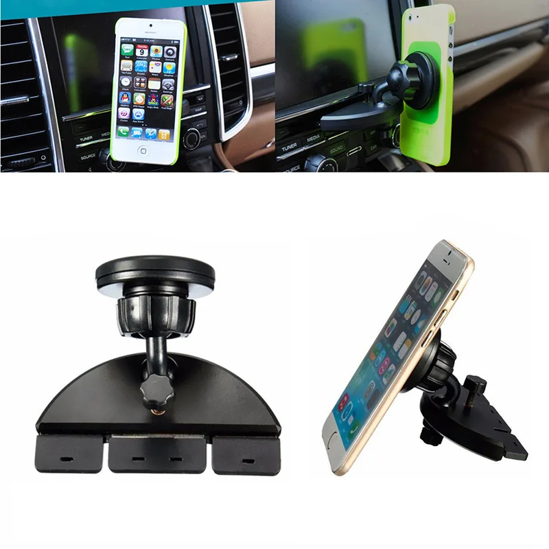 Universal Magnetic Car CD Dash Slot Mount Holder Cradle 360 Dgree For ...