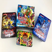 288 шт./компл. yu-gi-ой игровые карты Классический yu-gi-ой игра английские карточки коробки коллекция карт с флэш-карты и металлического олова toy box