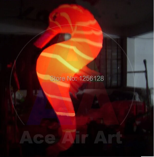 

Customized Hanging Light Decoration Inflatable Hippocampus 1.5 m Long
