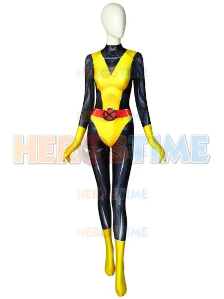 Костюм Супермена с 3D принтом котенка приде X-men костюм супергероев из спандекса