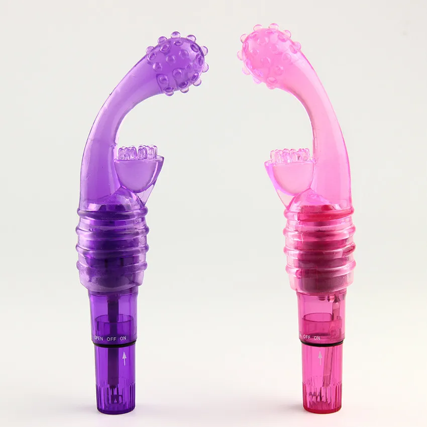 2 colori giocattoli sessuali femminili dito corolla punto G artificiale vibrante impermeabile clitoride prodotti sessuali dildo 1 pz_voghion.com