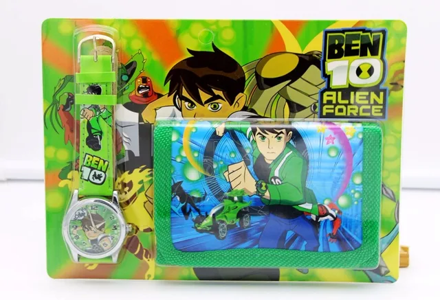 BEN 10 kids Sets watch and wallet purse wrist quartz Christmas Children gift Car BEN 10 kids Sets watch and wallet purse wrist quartz Christmas Children gift Car