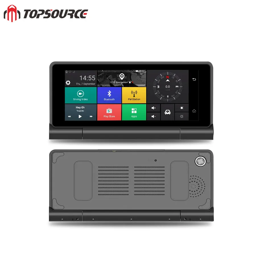 Автомобильный gps навигатор TOPSOURCE 4G Android 5 1 Bluetooth ROM 16 ГБ ОЗУ Гб Full HD 1080P