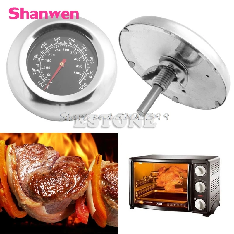 50 500 Degree BBQ Meat Thermometer Kitchen Oven Grill Temperature Gauge