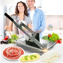 Нержавеющая сталь Бытовая Руководство Замороженное мясо слайсер курица устройство для нарезки говядины резак Кливер