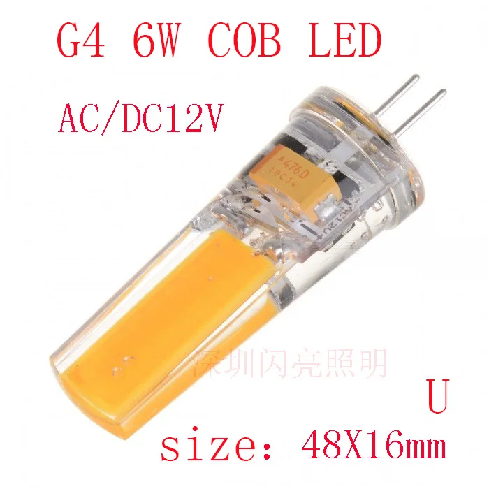 5 шт. G4 лампа AC/DC 12 В 2 Вт 3 4 6 COB SMD 3014 2835 светодиодный светильник заменить галогенный
