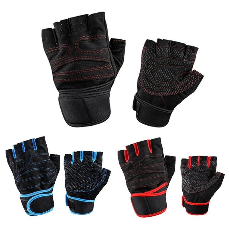 Sport Gloves Half Finger Hand Wrap Wristband Breathable Weightlifting Fitness Gloves Dumbbell Body Building Gym Gloves Pro Sport Gloves Half Finger Hand Wrap Wristband Breathable Weightlifting Fitness Gloves Dumbbell Body Building Gym Gloves Pro