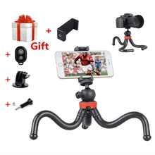 YIXIANG Гибкая камера Осьминог штатив с шаровой головкой комплект, телефон видео шестерни мини штатив для телефона X 7 8 Gopro 4 5 6 samsung