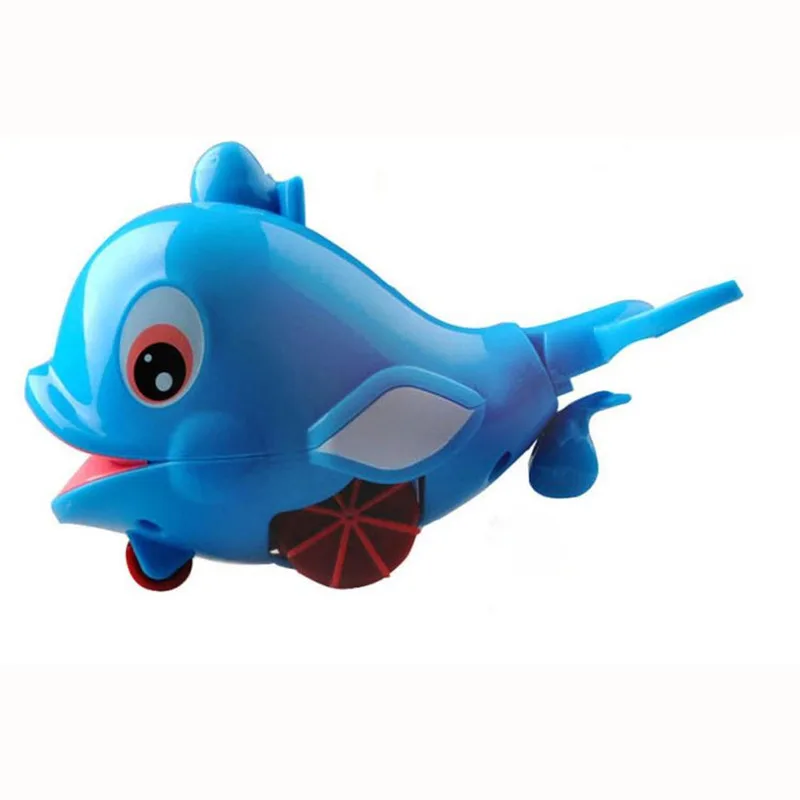 New-Born-Babies-Swim-Bule-Dolphin-Wound-Up-Chain-Small-Animal-Bath-Toy-Classic-Toys-Gift-For-Baby-kids-Levert-Dropship-Oct-21-2