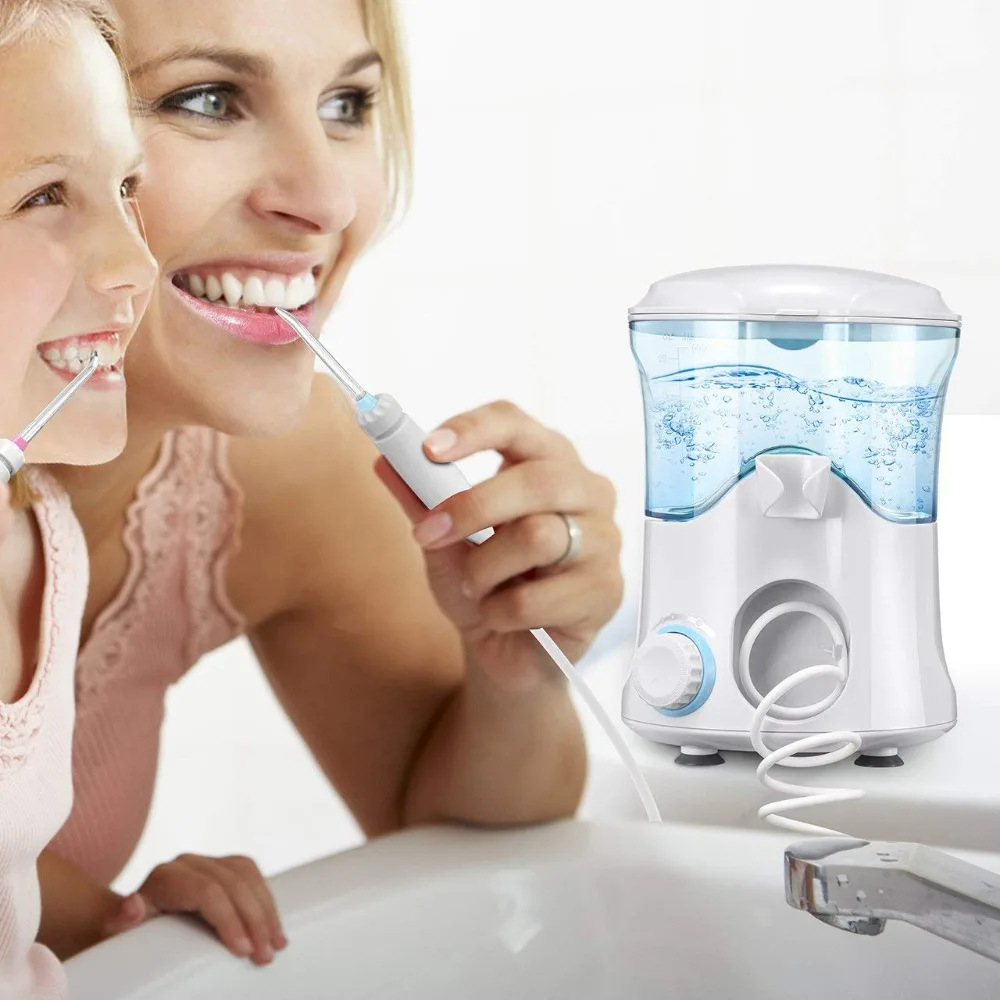 Вода Flosser 600 мл емкость ирригатор полости рта с 9 многофункциональными наконечники распылителя для семейного использования тихий дизайн стоматологический Flosser