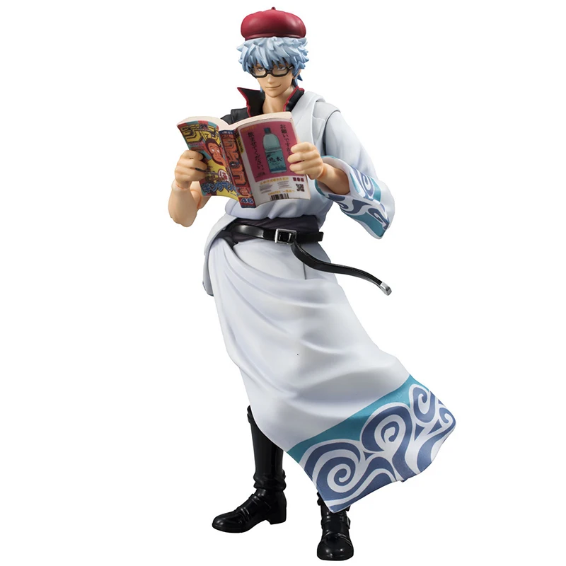 18CM GINTAMA Figure Sakata Gintoki Shimura Shinpachi Kagura Figure VAH Variable VAH HEROES PVC Action Figure Model Toys (5)