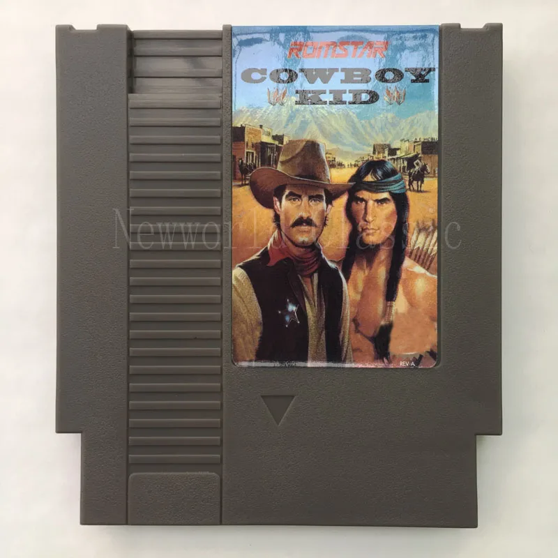 

Cowboy Kid Video Game Cartridge Card For 72 Pin 8 Bit Game Player