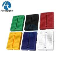 5 pçs 6 seis cores SYB-170 mini placa de pão sem solderless escudo protótipo teste protoboard 170 pontos laço