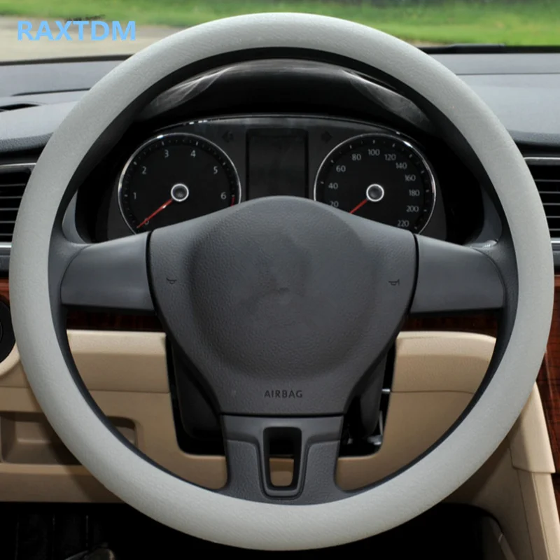 

Hot silicone car steering wheel cover For Renault Koleos Clio Scenic Megane Duster Sandero Captur Twingo