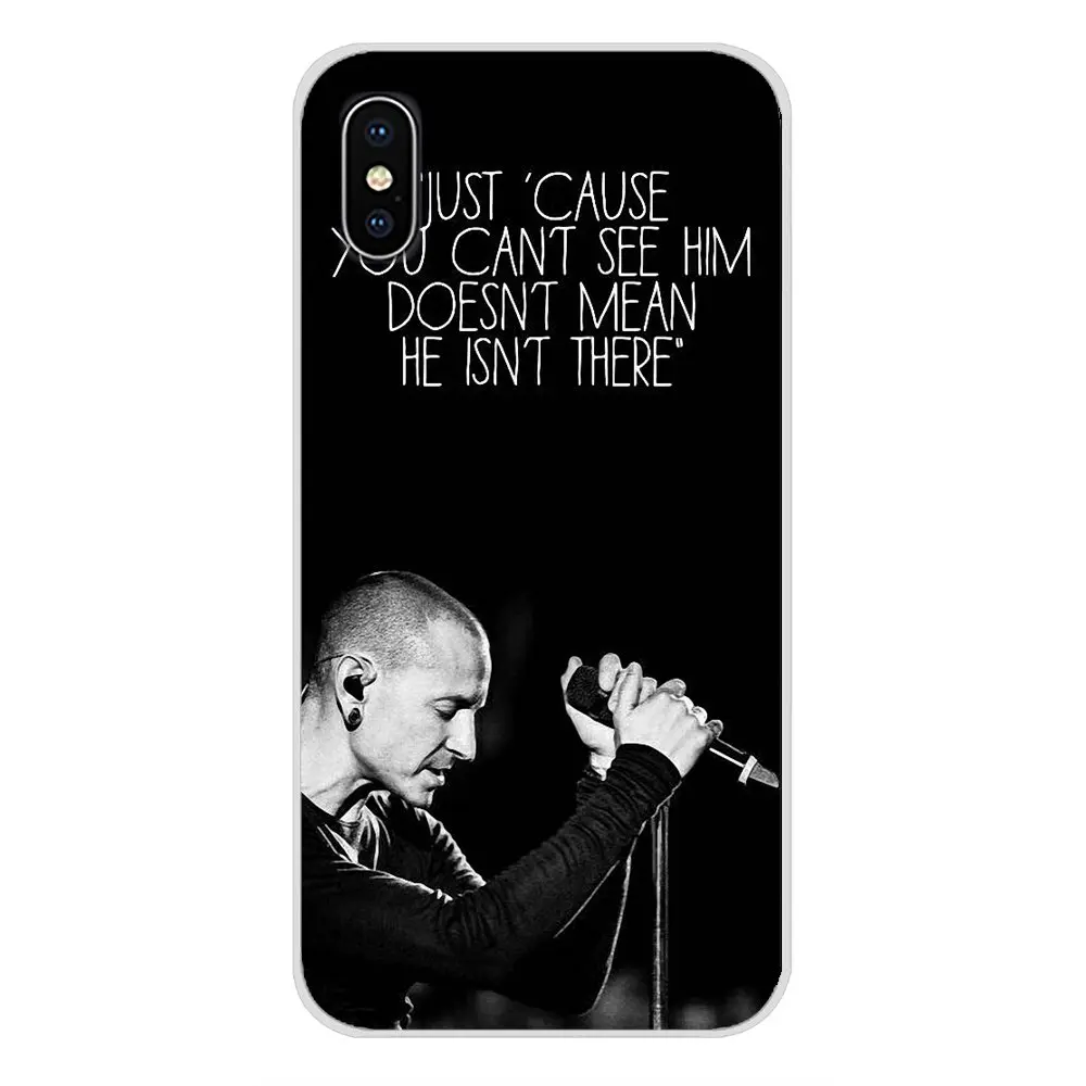 Linkin Park Честер Беннингтон аксессуары чехлы для телефонов Apple iPhone X XR XS MAX 4 4S 5 5S 5C SE 6 6S