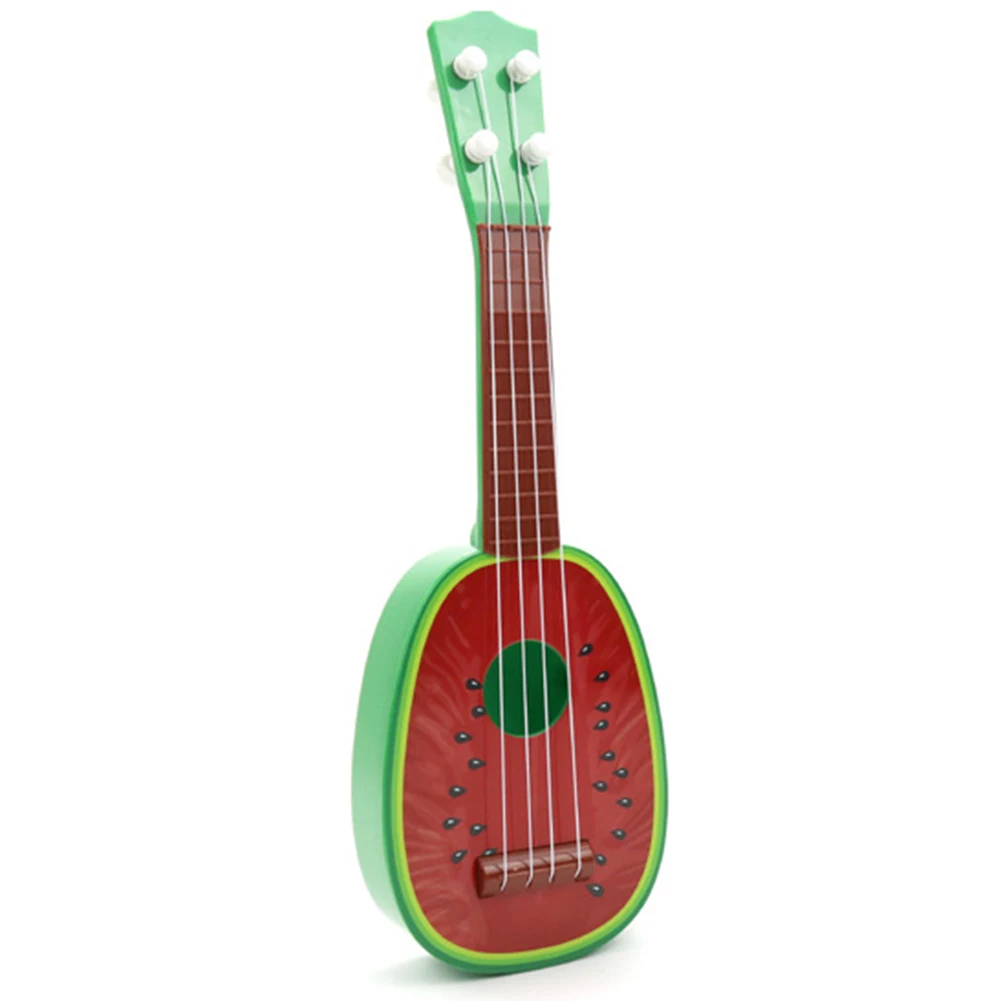 Новейший супер милый детский 4 струны фрукты Стиль гитара музыкальный инструмент укулеле Дети Рождественский подарок игрушка