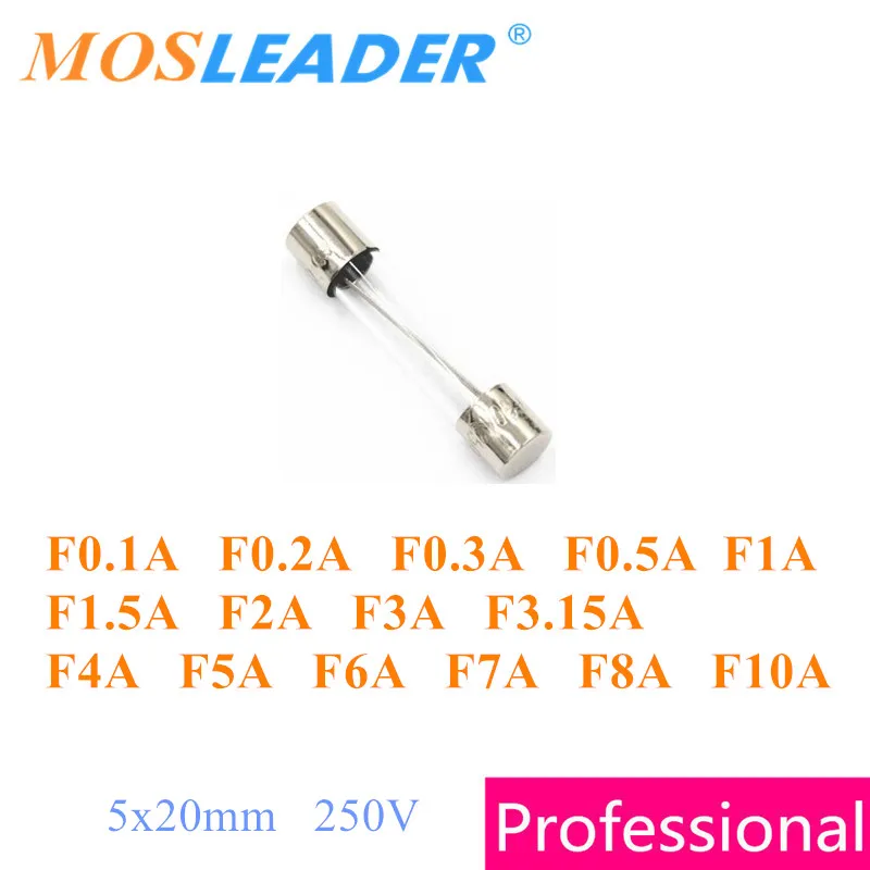 

Стеклянный предохранитель Mosleader, 500 шт., 5x20 мм, 250 В, F0.1A, F0.2A, F0.3A, F0.5A, F1A, F1.5A, F2A, F3A, F3.15A, F4A, F5A, F6A, F7A, F8A, F10A