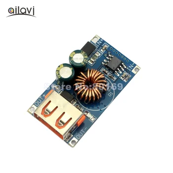 

DC-DC Power Buck Module 12V24V to QC3.0 Fast Charging Single USB Charging Converter Board For iPhone Huawei Samsung