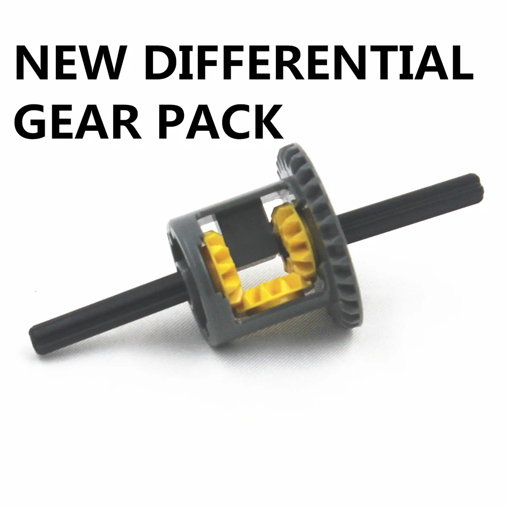 MOC Technic parts building blocks NEW DIFFERENTIAL GEAR PACK (PACK OF 4 COMPLETE ASSEMBLIES) compatible with lego toys for kids